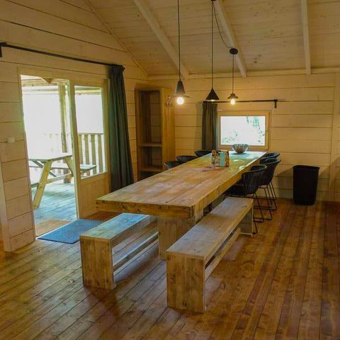 Hébergement pour groupe 10 personnes - Glamping Lodge familial