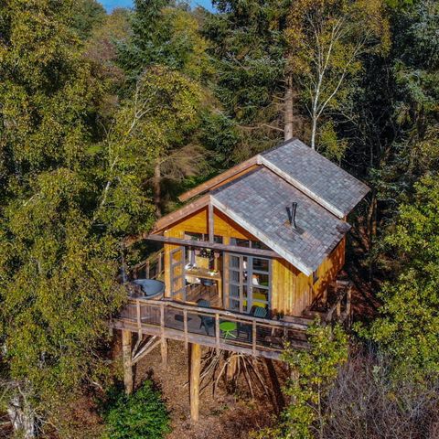 Unique 6 personnes - Maison dans les arbres XXL Bain à remous