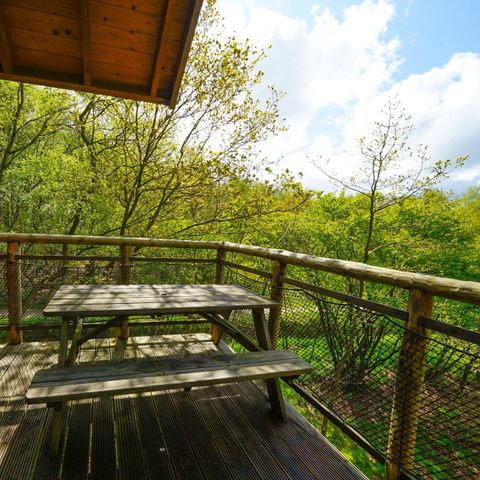 Unique 6 personnes - Maison dans les arbres XXL Bain à remous