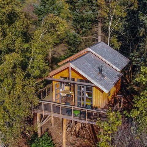 Hébergement 6 personnes - Maison dans les arbres XXL Bain à remous