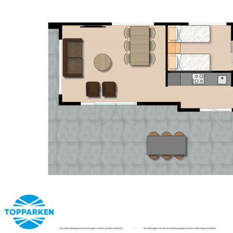 BUNGALOW 4 personnes - Silva Wellness (bain à remous)
