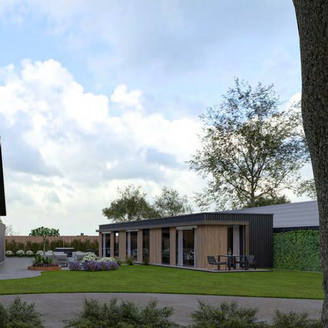 Hébergement pour groupe 18 personnes - Maison familiale à Molenvelden avec piscine privée, jacuzzi et sauna