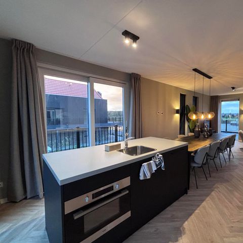 Appartement pour groupe 8 personnes - IJsselblick Sauna 8