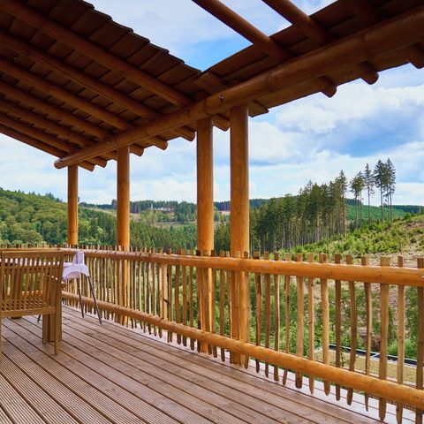HÉBERGEMENT INSOLITE 4 personnes - Maison de luxe dans les arbres avec toboggan