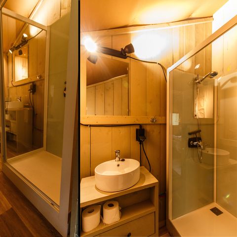 TENTE TOILE ET BOIS 6 personnes - Confort