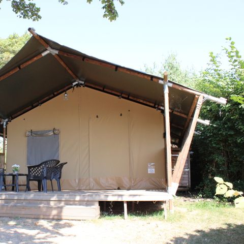 Tente en toile et en bois 6 personnes - Confort