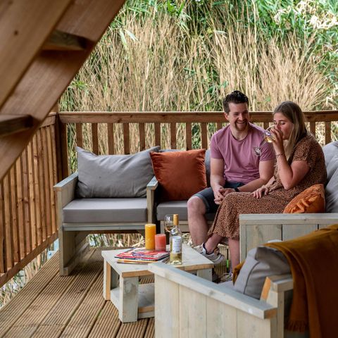 Tente en toile et en bois 8 personnes - Ranger
