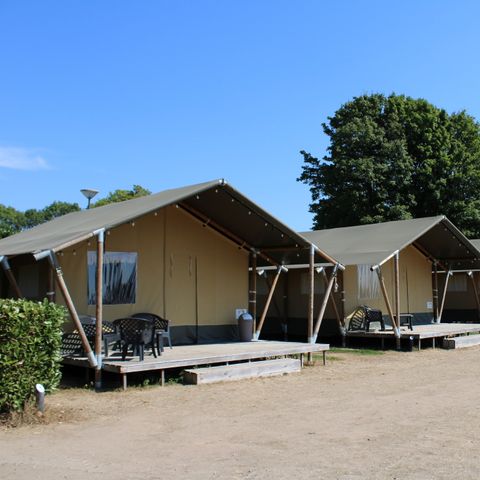 Tente en toile et en bois 6 personnes