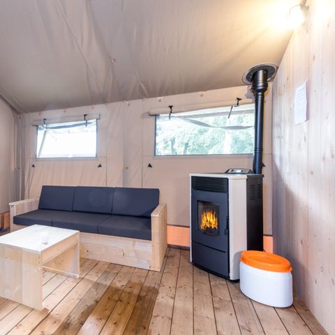 Tente en toile et en bois 6 personnes - 6ST