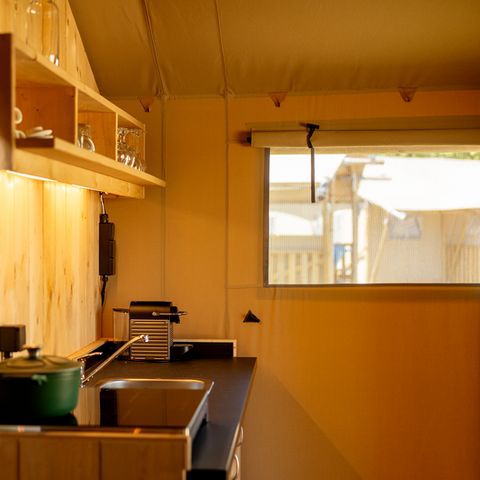 TENTE TOILE ET BOIS 4 personnes