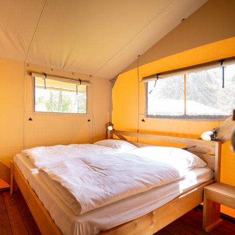 TENTE TOILE ET BOIS 4 personnes - Tente safari