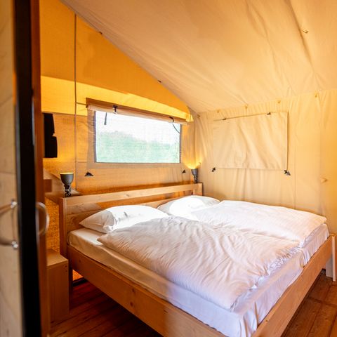 TENTE TOILE ET BOIS 6 personnes - Tente safari