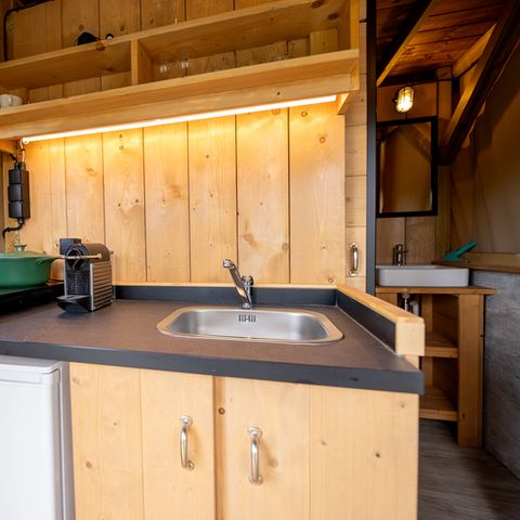 TENTE TOILE ET BOIS 2 personnes