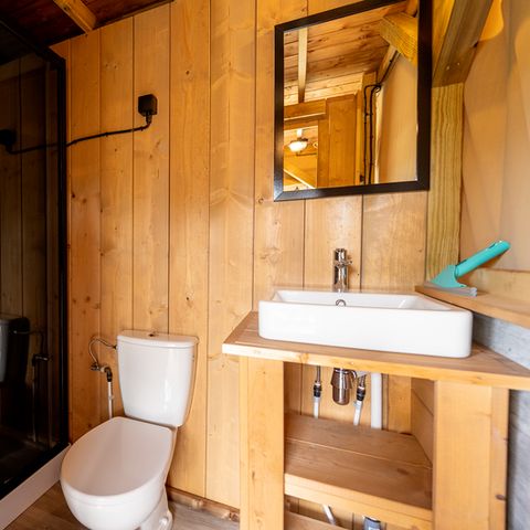 TENTE TOILE ET BOIS 2 personnes