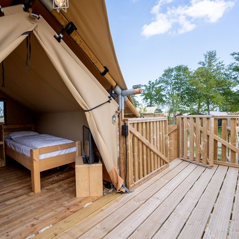 TENTE TOILE ET BOIS 2 personnes - Tente safari