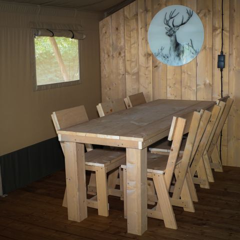 TENTE TOILE ET BOIS 6 personnes - Safari lodge 6 pers