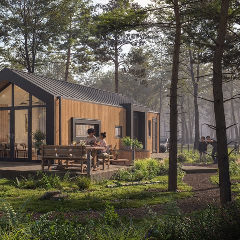 LODGE 2 personnes - Pavillon forestier avec bain à remous et sauna