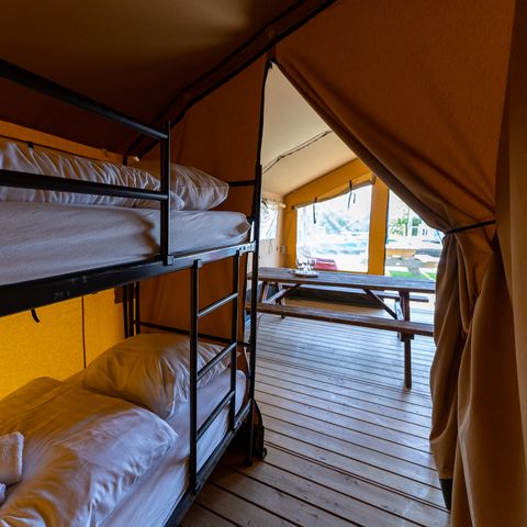 Tente en toile et en bois 4 personnes - Heeg