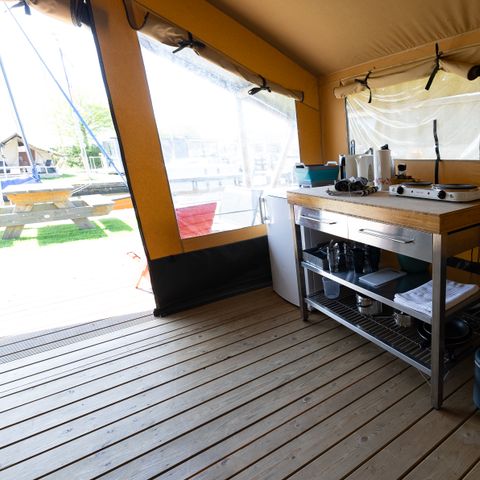 Tente en toile et en bois 4 personnes - Heeg