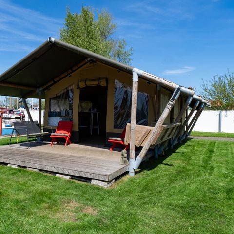 TENTE TOILE ET BOIS 4 personnes - Heeg