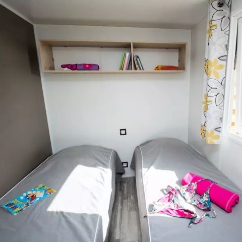 MOBILHOME 6 personnes - Cottage Romarin 4 Pièces 6 Personnes Climatisé Spa Privatif
