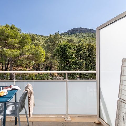 Studio 4 personnes - 1 zone de couchage - Terrasse ou balcon