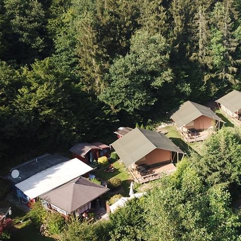Tente en toile et en bois 6 personnes
