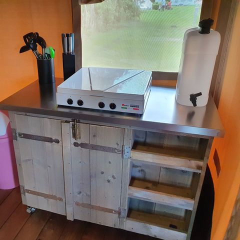 TENTE TOILE ET BOIS 4 personnes - Tente safari