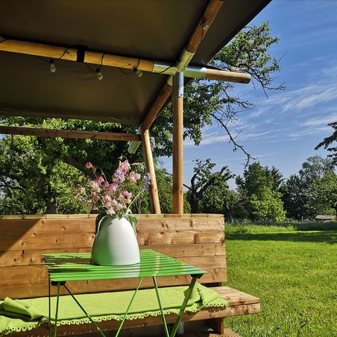 TENTE TOILE ET BOIS 4 personnes - Tente safari