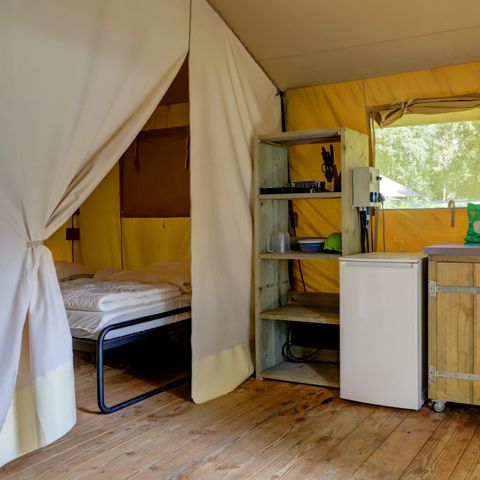 Tente en toile et en bois 6 personnes