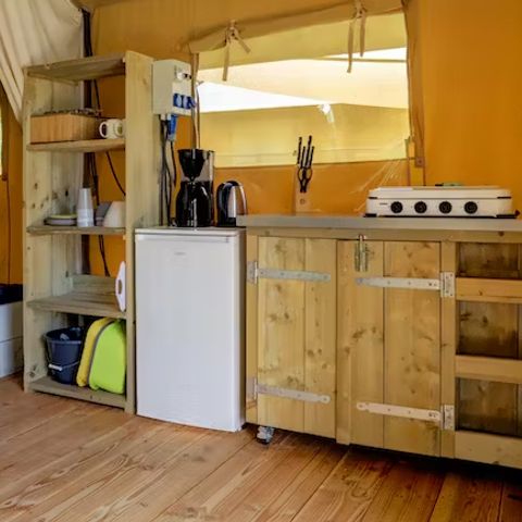 TENTE TOILE ET BOIS 4 personnes - Tente safari