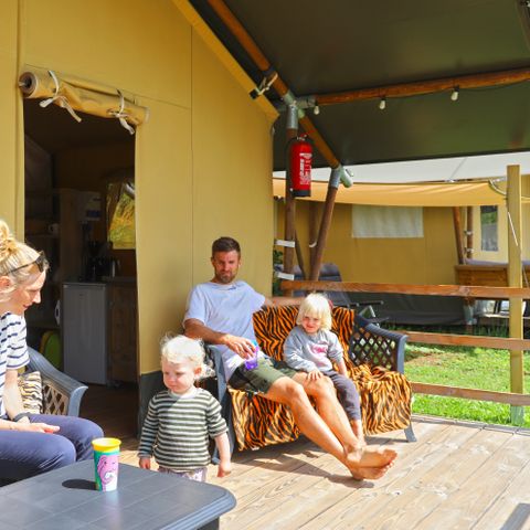 TENTE TOILE ET BOIS 6 personnes - Tente safari