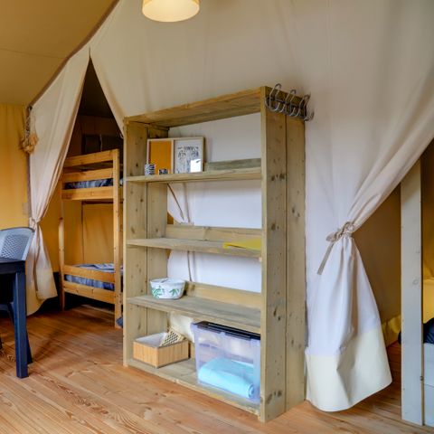 TENTE TOILE ET BOIS 6 personnes - Tente safari