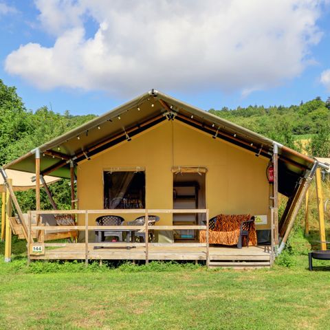 TENTE TOILE ET BOIS 6 personnes - Tente safari