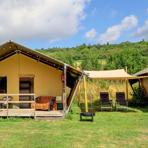 TENTE TOILE ET BOIS 4 personnes