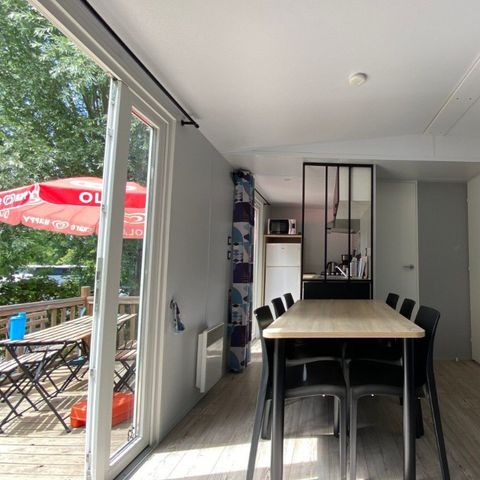 MOBILHOME 6 personnes - de luxe 6 couchages avec terrasse