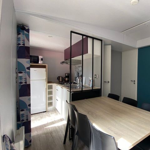 MOBILHOME 6 personnes - de luxe 6 couchages avec terrasse