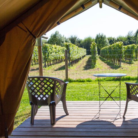 Tente en toile et en bois 2 personnes - Duo Lodge