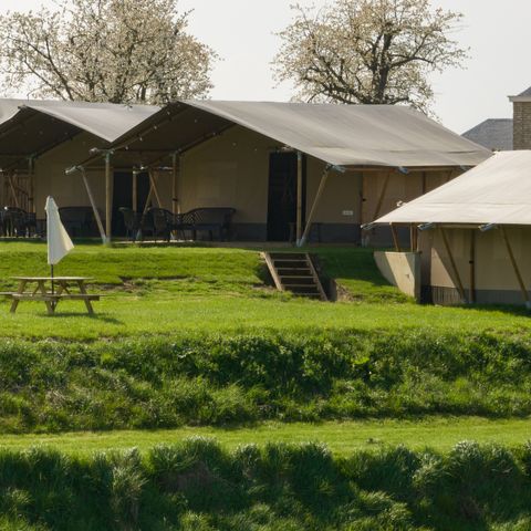 Tente en toile et en bois 6 personnes - Standard Maaszicht