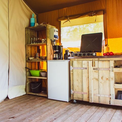 Tente en toile et en bois 6 personnes - Standard Maaszicht