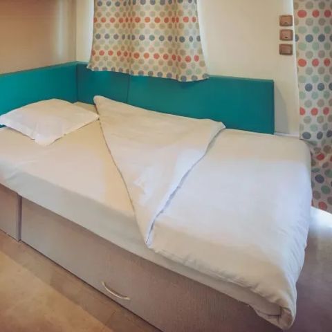 MOBILHOME 7 personnes - Salon Premium avec 3 chambres - cuisine extérieure