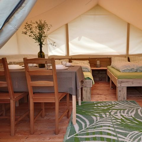 TENTE TOILE ET BOIS 4 personnes