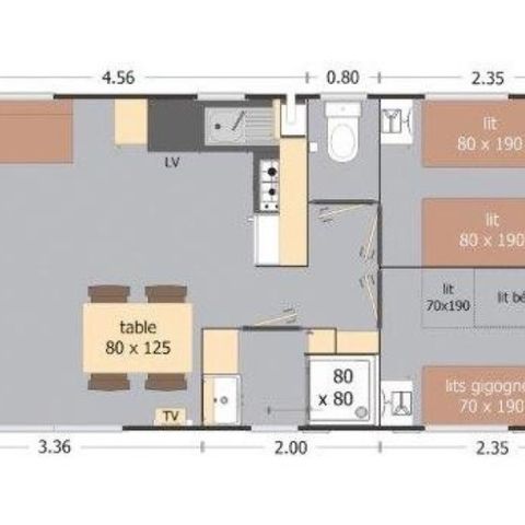 MOBILHOME 6 personnes - Elite