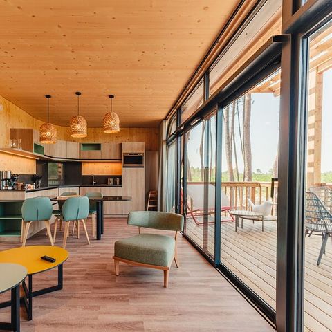 HÉBERGEMENT INSOLITE 4 personnes - Maison dans les Arbres 4 personnes