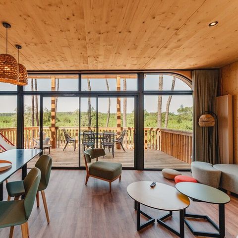 HÉBERGEMENT INSOLITE 4 personnes - Maison dans les Arbres 4 personnes