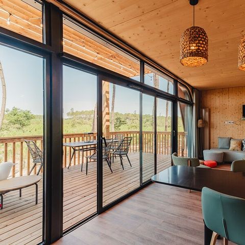 HÉBERGEMENT INSOLITE 4 personnes - Maison dans les Arbres 4 personnes