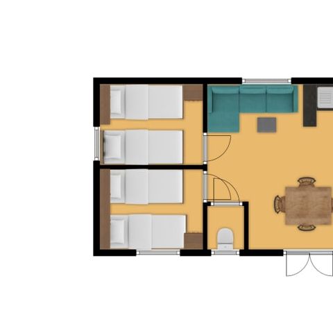 MOBILHOME 6 personnes - Roquerbrune