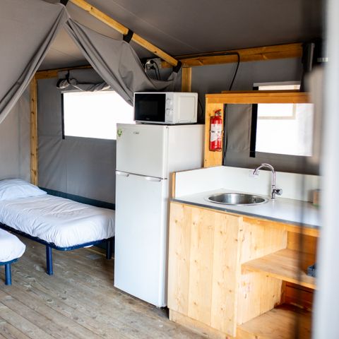 TENTE TOILE ET BOIS 4 personnes - Les Issambres