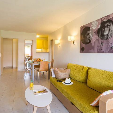 Appartement 6 personnes - 1 chambre + 1 coin nuit - Balcon