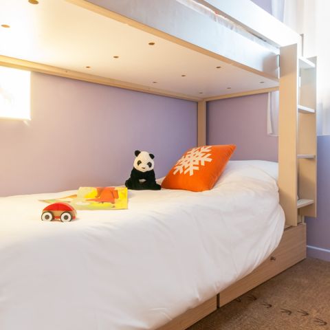 Appartement 7 personnes - 1 chambre - 1 coin - Nuit - Vue montagne dégagée